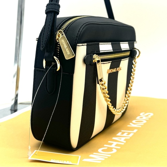 (NWT) Michael Kors Large EW Crossbody Bag Black Multi - Picture 4 of 9